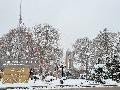 بارش برف در شهر همدان زمستان 1402