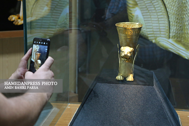 نمایش 11 اثر تاریخی هخامنشی و ساسانی در موزه هگمتانه
