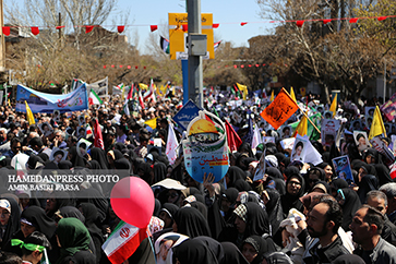 راهپیمایی روز قدس همدان 
