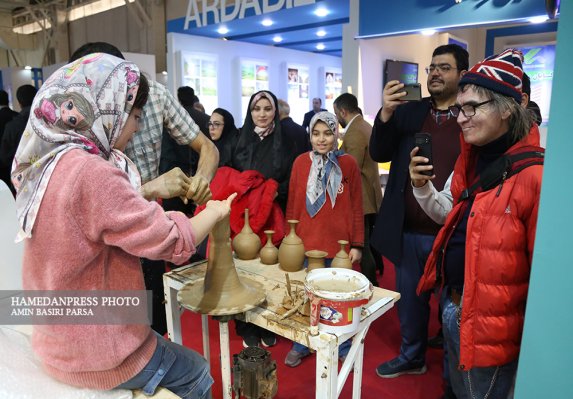 غرفه استان همدان در نمایشگاه بین المللی گردشگری تهران